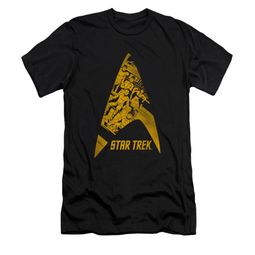 Star Trek Shirt Slim Fit Delta Crew Black T-Shirt Star Trek Shirt Slim Fit Delta Crew Black T-Shirt