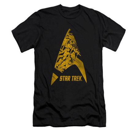 Star Trek Shirt Slim Fit Delta Crew Black T-Shirt