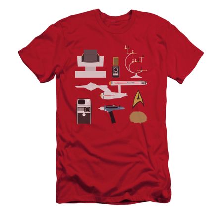 Star Trek Shirt Slim Fit Gift Set Red T-Shirt