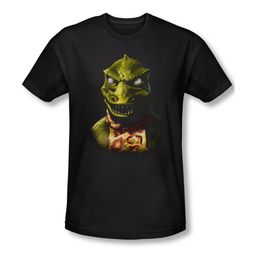 Star Trek Shirt Slim Fit Gorn Bust Black T-Shirt Star Trek Shirt Slim Fit Gorn Bust Black T-Shirt