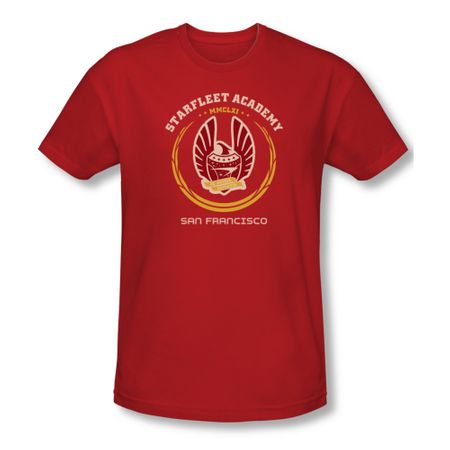 Star Trek Shirt Slim Fit Heraldry Red T-Shirt