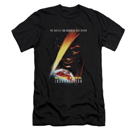 Star Trek Shirt Slim Fit Insurrection Black T-Shirt
