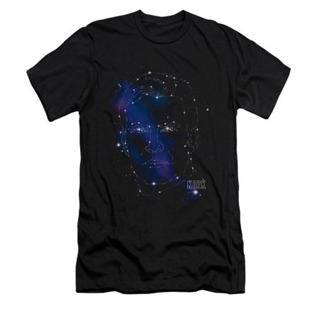 Star Trek Shirt Slim Fit Kirk Constellation Black T-Shirt