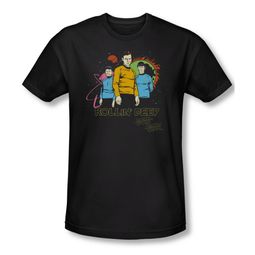 Star Trek Shirt Slim Fit Rollin Deep Black T-Shirt Star Trek Shirt Slim Fit Rollin Deep Black T-Shirt
