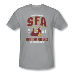Star Trek Shirt Slim Fit SFA Fighting Phoenix Silver T-Shirt
