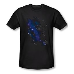 Star Trek Shirt Slim Fit Spock Constellation Black T-Shirt Star Trek Shirt Slim Fit Spock Constellation Black T-Shirt