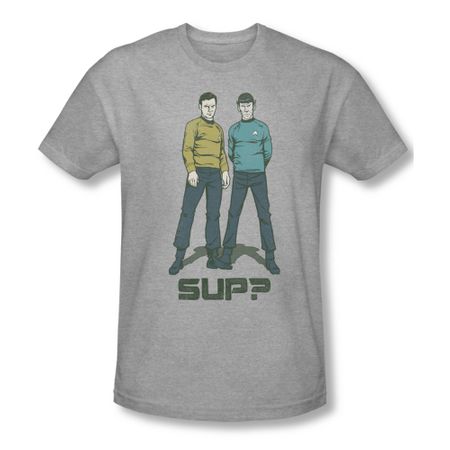 Star Trek Shirt Slim Fit Sup Athletic Heather T-Shirt