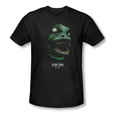 Star Trek Shirt Slim Fit The Gorn Black T-Shirt