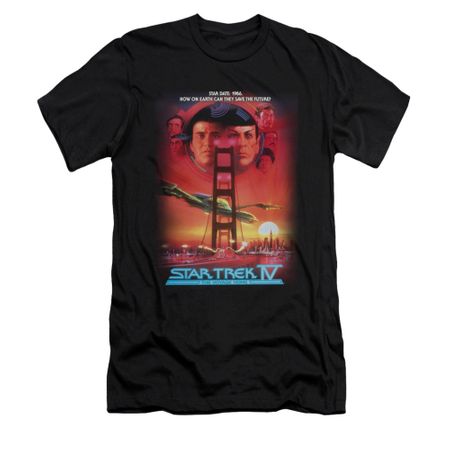 Star Trek Shirt Slim Fit The Voyage Black T-Shirt