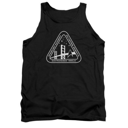 Star Trek Shirt Tank Top Academy Logo Black Tanktop