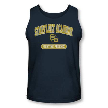 Star Trek Shirt Tank Top Academy Logo Navy Tanktop