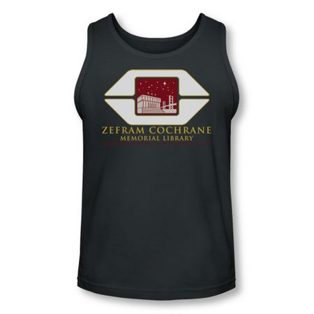 Star Trek Shirt Tank Top Cochrane Charcoal Tanktop