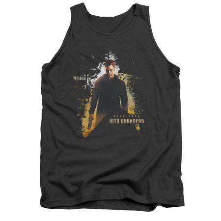 Star Trek Shirt Tank Top Dark Hero Charcoal Tanktop