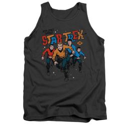 Star Trek Shirt Tank Top Deep Space Thrills Charcoal Tanktop