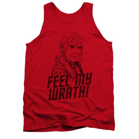 Star Trek Shirt Tank Top Feel My Wrath Red Tanktop