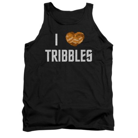 Star Trek Shirt Tank Top I Heart Tribbles Black Tanktop