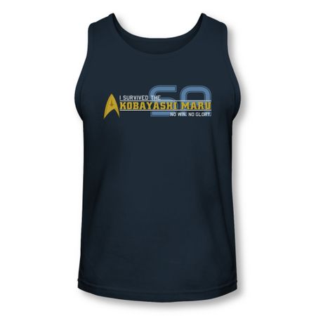 Star Trek Shirt Tank Top I Survived Navy Tanktop