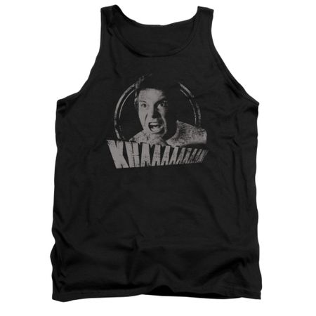Star Trek Shirt Tank Top Khan Distressed Black Tanktop