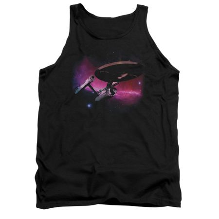 Star Trek Shirt Tank Top Purple Sky Black Tanktop