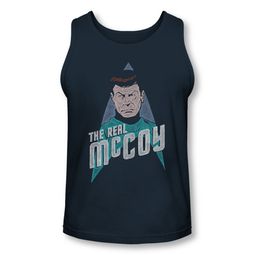 Star Trek Shirt Tank Top Real McCoy Navy Tanktop