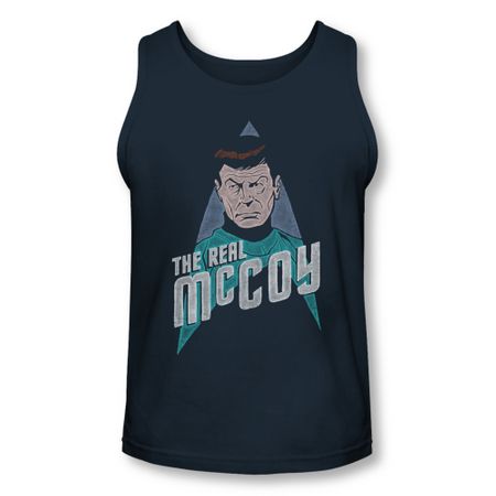 Star Trek Shirt Tank Top Real McCoy Navy Tanktop