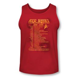 Star Trek Shirt Tank Top Red Shirt Tour Red Tanktop