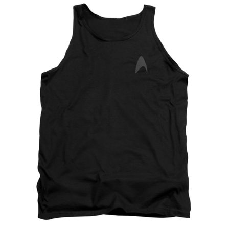 Star Trek Shirt Tank Top Star Fleet Logo Black Tanktop