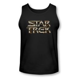 Star Trek Shirt Tank Top Steel Logo Black Tanktop Star Trek Shirt Tank Top Steel Logo Black Tanktop
