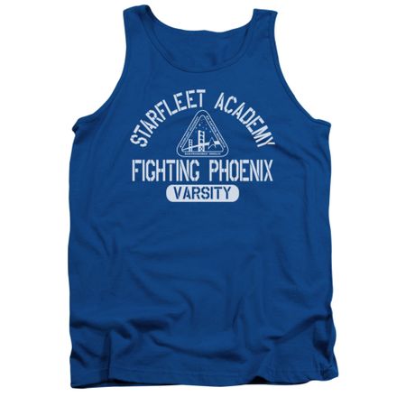 Star Trek Shirt Tank Top Varsity Royal Blue Tanktop
