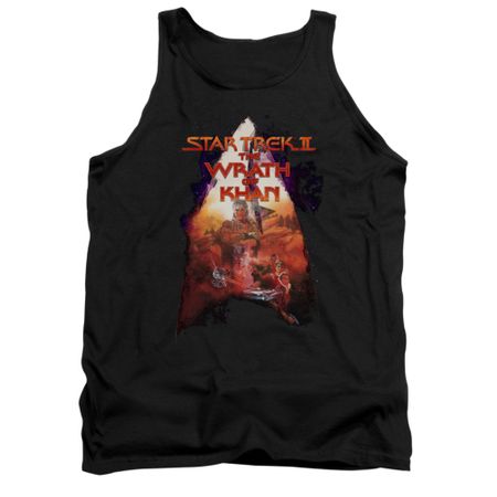 Star Trek Shirt Tank Top Wrath Of Khan Black Tanktop