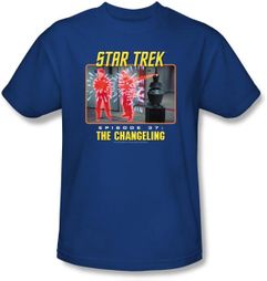 Star Trek Shirt The Changeling Episode 37 Adult Royal Tee T-Shirt