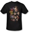 Star Trek Shirt The Classic Crew Adult Black Tee T-Shirt