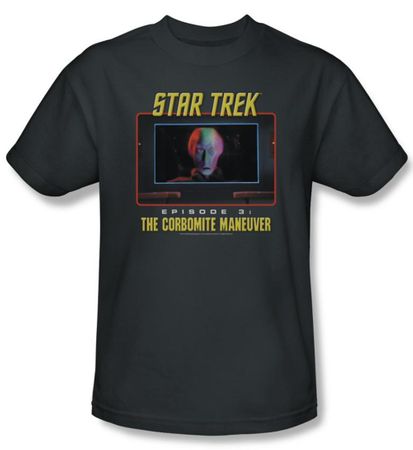 Star Trek Shirt The Corbomite Maneuver Adult Charcoal Tee T-Shirt
