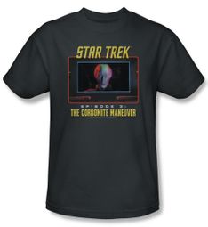 Star Trek Shirt The Corbomite Maneuver Adult Charcoal Tee T-Shirt
