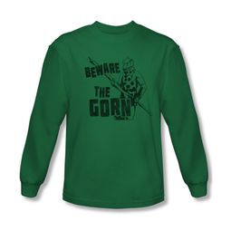 Star Trek Shirt The Gorn Long Sleeve Kelly Green Tee T-Shirt