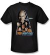 Star Trek Shirt The Next Generation Adult Black Tee T-Shirt