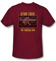 Star Trek Shirt The Tholian Web Adult Cardinal Tee T-Shirt