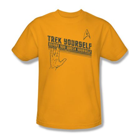 Star Trek Shirt Trek Yourself Gold T-Shirt