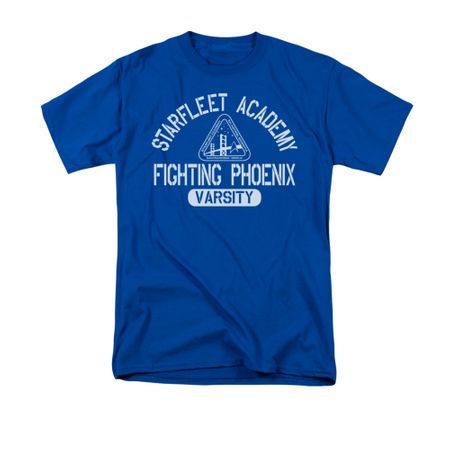 Star Trek Shirt Varsity Royal Blue T-Shirt