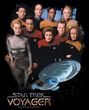 Star Trek Shirt Voyager Crew Adult Black Tee T-Shirt