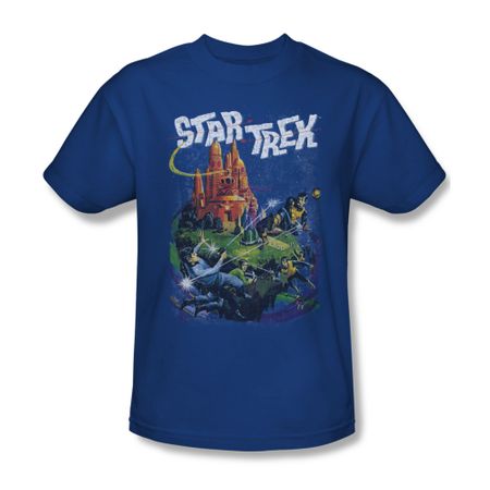 Star Trek Shirt Vulcan Battle Royal Blue T-Shirt