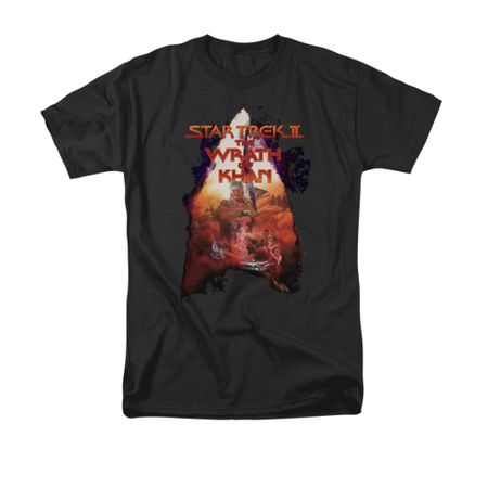 Star Trek Shirt Wrath Of Khan Black T-Shirt