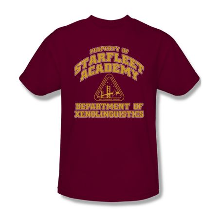 Star Trek Shirt Xenolinguistics Cardinal T-Shirt