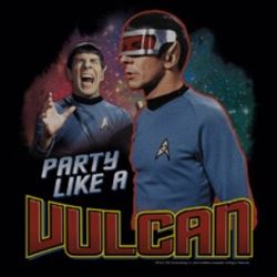 Star Trek Shirts - Party Like A Vulcan T-Shirts