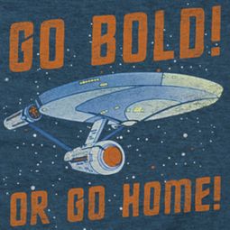 Star Trek Shirts - The Original Series Go Bold Shirts
