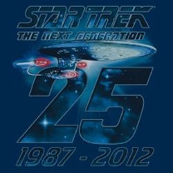 Star Trek Shirts - TNG 25th Anniversary T-Shirts