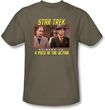 Star Trek T-shirt - A Piece Of The Action Adult Khaki