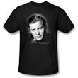 Star Trek T-shirt - Captain Kirk Portrait Shatner Adult Black