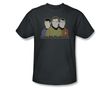 Star Trek T-shirt - Chicks Dig The Uniform Adult Charcoal