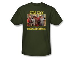 Star Trek T-shirt - Episode 43 Bread and Circuses Adult Army Green